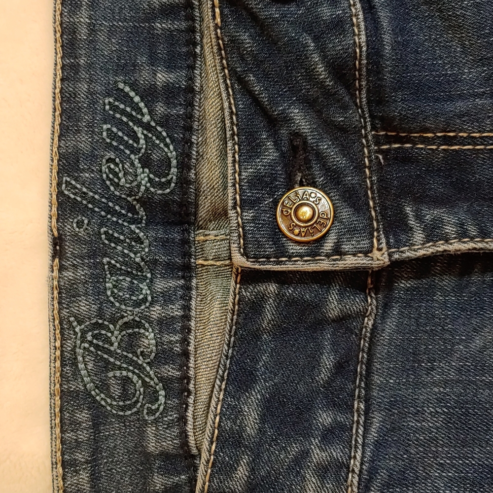🎁VINTAGE 2010 dELiA*s Bailey low-rise flair jeans sz 9/10 long